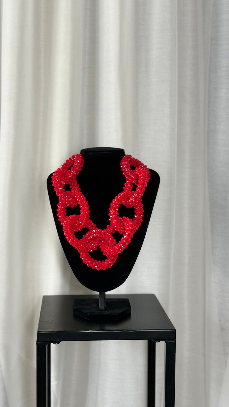 Collier LÔKÉ rouge