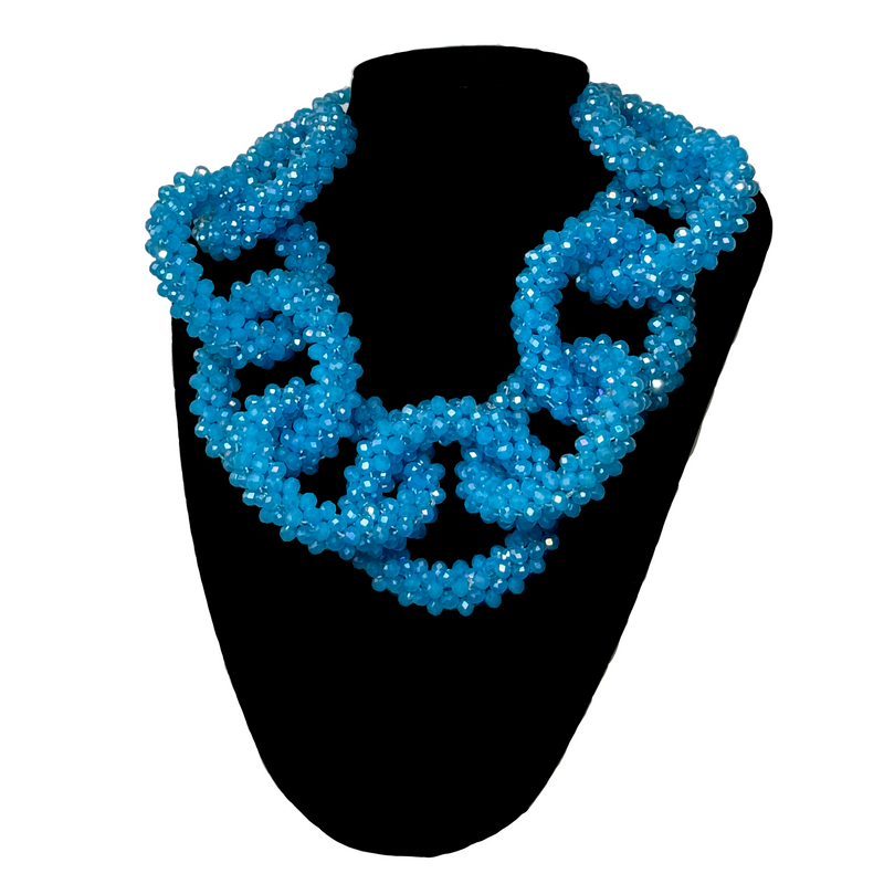 Collier LOKÉ bleu